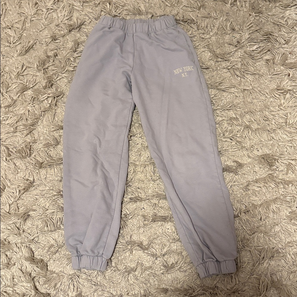 BRANDY MELVILLE Light blue/gray Sweatpants